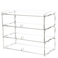 Wholesale Clear Acrylic Display 3-Tier Pastry Display Cabinet For Cakes Donuts Cupcakes Pastries
