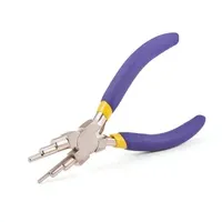 6 in 1 Wire Bending Pliers Guardrail Pliers Wire Ring Forming Pliers for 2-9mm Rings and Jump Rings Jewelry Making Tool