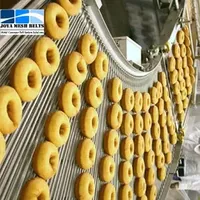 Stainless Steel Radial Running Ladder Wire Mesh Conveyor Belts for Cooling Systems in Bread & Pastry Industry