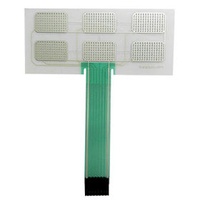 Custom Flexible Circuit Membrane Switch Keyboard with Metal Dome