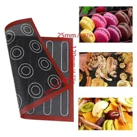 Baking Tools 1Pcs Odourless Perforated Silicone Mat Non-stick Heat Resistant 40x30 Elair Macaron Pastry Pad Carpet Kitchen Tool