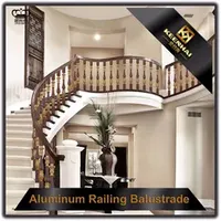 Interior Luxury Aluminum Bronze Handrail for Staircases