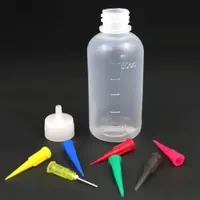 8Pcs/set Jam Painting Squeeze Bottles With 7 Nozzles Cake Decor Baking Pastry 50ML Bottle Drawing Tools Jam Pot Cake Tools