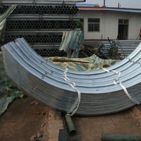 Hot dip galvanized steel highway curved guardrail