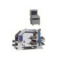 Home Use Multi Color Bopp Film Ink Flexographic Printing Machine Combo With Film Blowing Machine For Plastic Flim Printer
