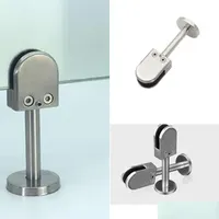 Home & Garden New 304 Stainless Steel Clamps Adjustable Glass Holder For Staircase Handrail Glasstoground Fixed Bracket 65X43X26 Drop Dh47S
