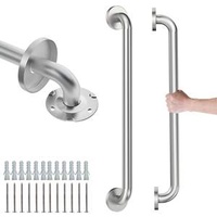 ADA Compliant 500lbs Support 304 Stainless Steel Balance Bar Shower Grab Bar ADA Safety Handrail For Bathroom