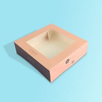 Personalized Folding Bakery Donut Bread Cake Pastry Food Paper Package Box