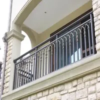 Artistic Aluminum Railing and Stair Guardrail for Garden Installation with ISO14001