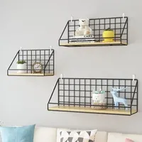 Storage Holders Racks Dekorasi Dinding Rumah Kotak Besi DIY Gantung Rak Tampilan Seni Penyimpanan Keranjang Mesh Pemegang Organizer 230328
