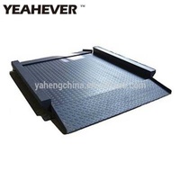 Low Profile Platform Ladder Floor Ladder with Handrails Scale1T,3T,5T Portable Platform Scale1T,3T,5T HYPS-FTR