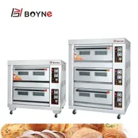Pastry Baking Oven 2 Deck 4 Trays Gas Oven