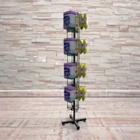 Metal Hat Rack with Movable Peg Hooks Hanging Bag Displays Racks with Hooks