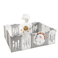 2021 Hot Sale Modern Children's Indoor Playground Playground Guardrail Yards Plastic Baby Playpen Fence Safe Indoor Toys Fence For Kids