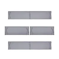 Bed Rails 130X24Cm Doubledeck Crepe Baby Crib Bumpers Anti Collision Protective Cloth Soft Package Born Child Guardrail Mat 230601 D Otxd8